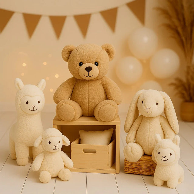 Soft and cuddly stuffed animals and plush toys MontiKido