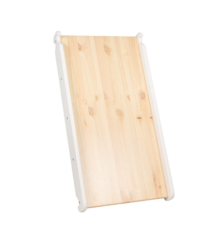 Ladder With a Slide-Climbing Wall - White