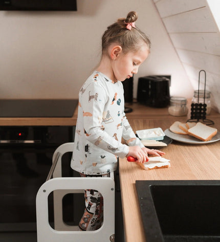 STEP'n'SIT® Convertible 2-in-1 Helper Tower/Table - Grey