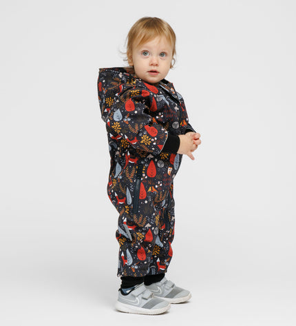 Softshell Onesie for Kids - FOREST
