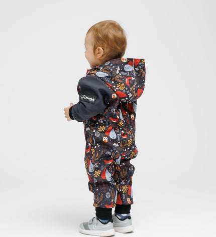 Softshell Onesie for Kids - FOREST