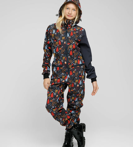 Softshell Onesie for Kids - FOREST