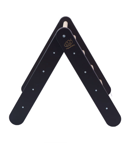 Ladder with a Slide-Climbing Wall - Black