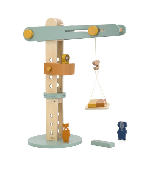 Wooden Construction Crane