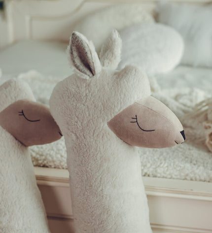 Giant Plush Toy Alpaca - Beige