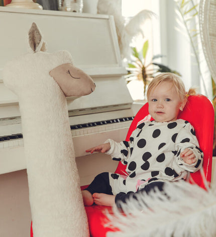 Giant Plush Toy Alpaca - Beige