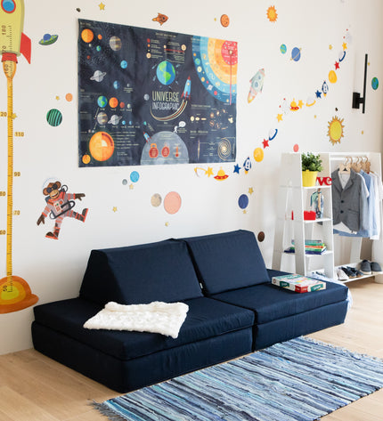 Activity Play Mattress Set - Navy Blue