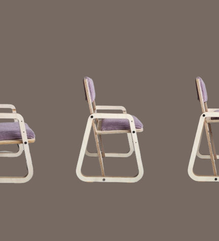 Adjustable Children Montessori Table and Chair Set Julle - Cannon Pink