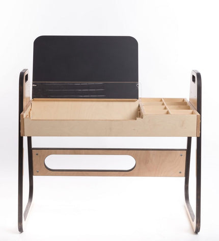 Adjustable Children Montessori Table and Chair Set Julle - Cannon Pink