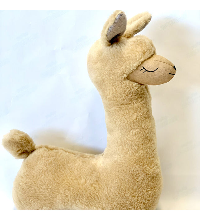 Soft Toy-Pillow Alpaca - Rusty Brown