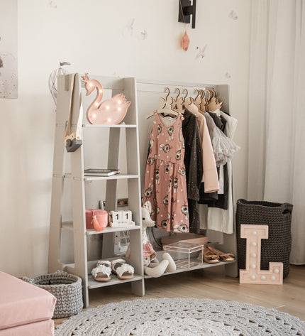 Clothing Rack with Shelves for Toddlers