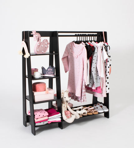 Clothing Rack with Shelves for Toddlers