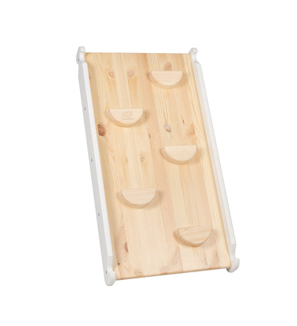 Ladder With a Slide-Climbing Wall - White