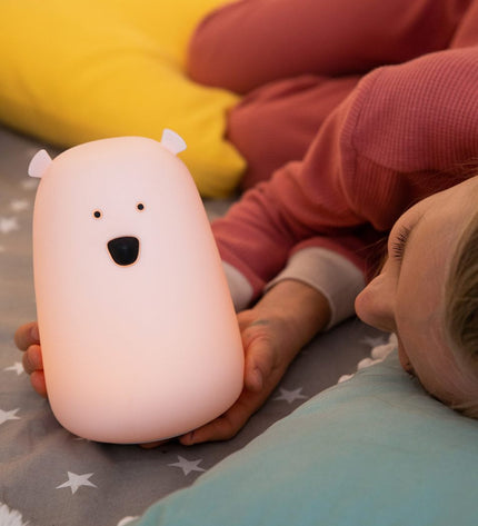 Big Bear Silicone Lamp with Remote - Pink