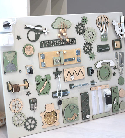 Extra large Montessori sensory busy board (60×80 cm)