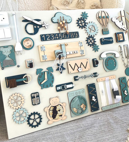 Extra large Montessori sensory busy board (60×80 cm)