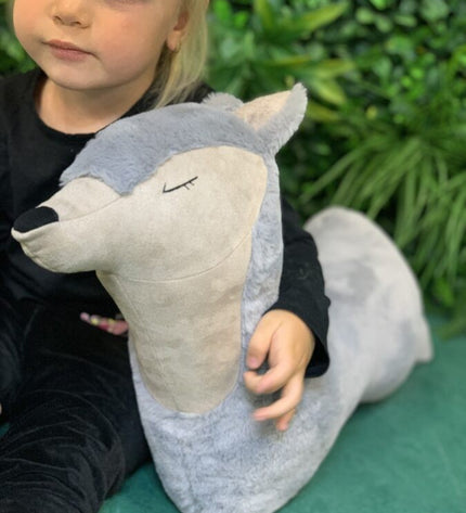 Handmade Wolf Soft Toy Pillow