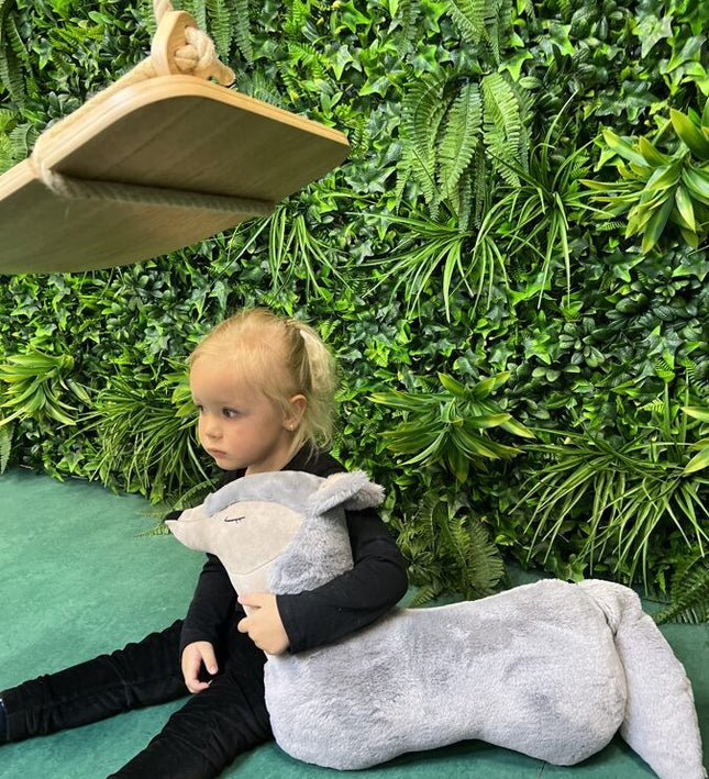 Handmade Wolf Soft Toy Pillow