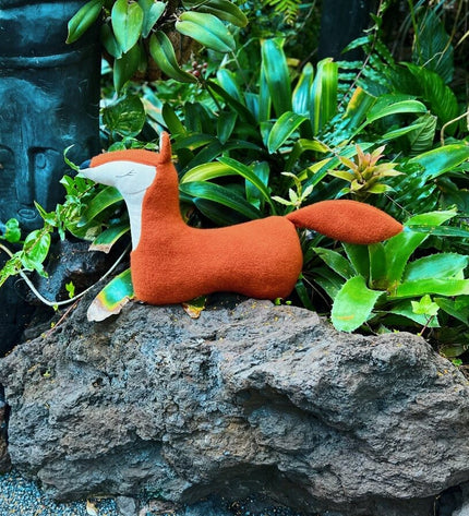 Handmade Fox Soft Toy Pillow