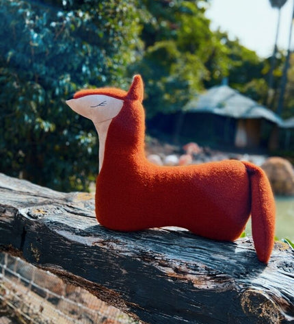 Handmade Fox Soft Toy Pillow