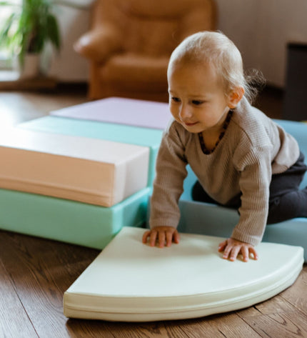 Soft Play 6 Foam Block Set - Light Pastel Explorer