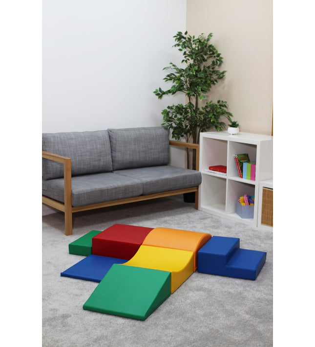 Soft Play 7 Foam Block Set - Multicolor Little Crawler