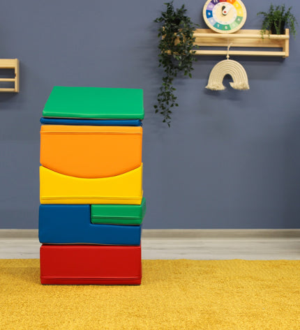 Soft Play 7 Foam Block Set - Multicolor Little Crawler