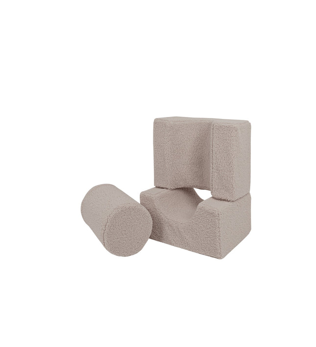 MeowBaby® Bearly Shape Set with 3 Elements - Gray