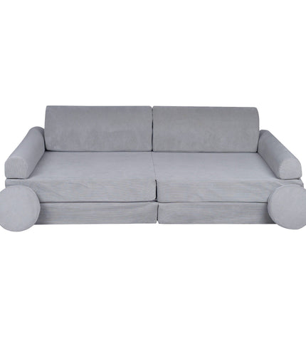 MeowBaby® Large Slimcord Premium Sofa - Gray