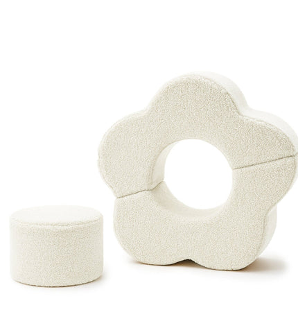 MeowBaby® Foam Flower Shape Set, 3 Elements, Bearly Cream