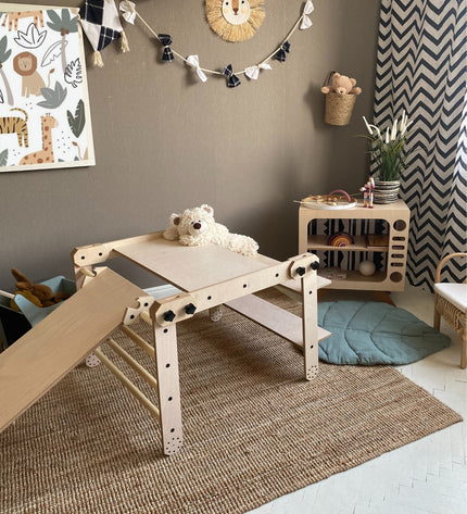 Montessori Climbing Set / Table / Drawing Board NABU