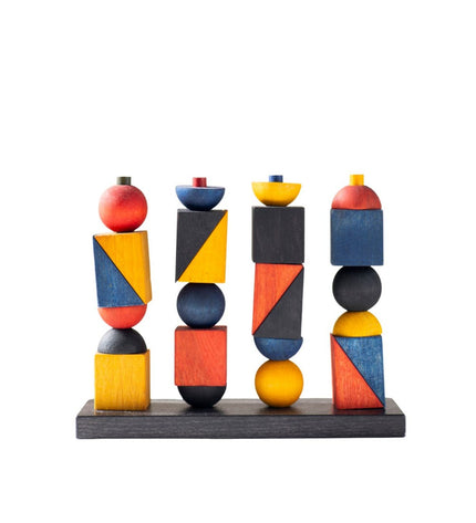 Montessori-inspired Modern Stacking Toy Modern X