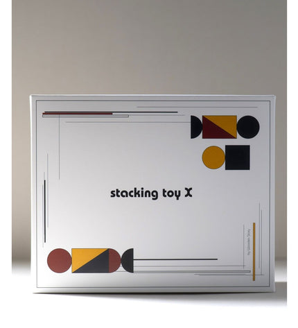 Montessori-inspired Modern Stacking Toy Modern X