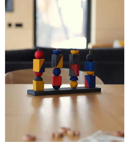 Montessori-inspired Modern Stacking Toy Modern X