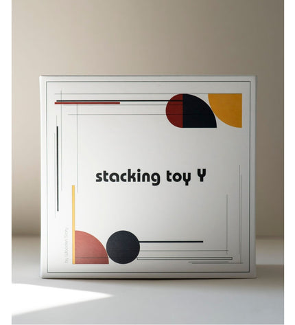 Montessori-inspired Modern Stacking Toy Modern Y