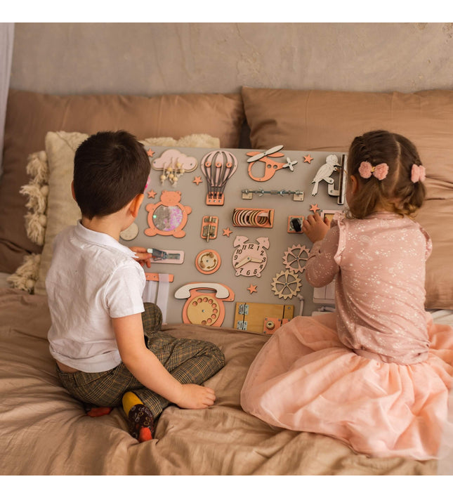 Montessori Marvel busy board (50×60 cm)