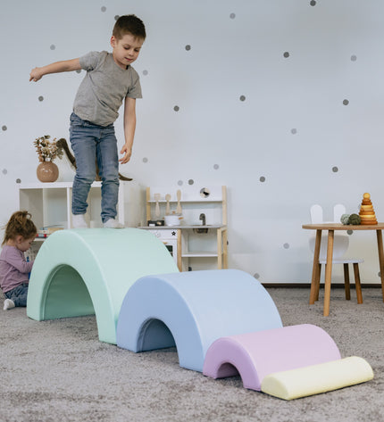 Montessori Soft Play Set - Rainbow