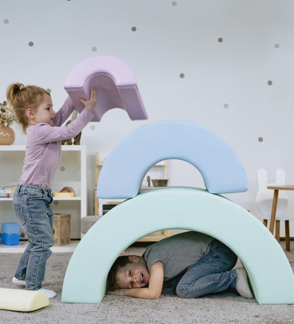 Montessori Soft Play Set - Rainbow