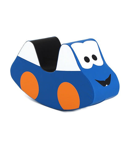 Soft Play Ride On Toy - Blue Car