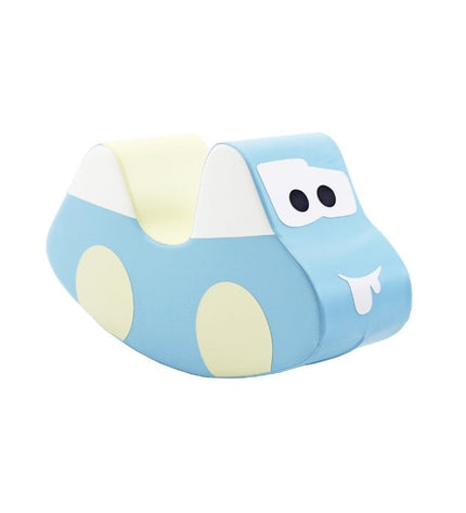 Soft Play Ride On Toy - Light Blue Car