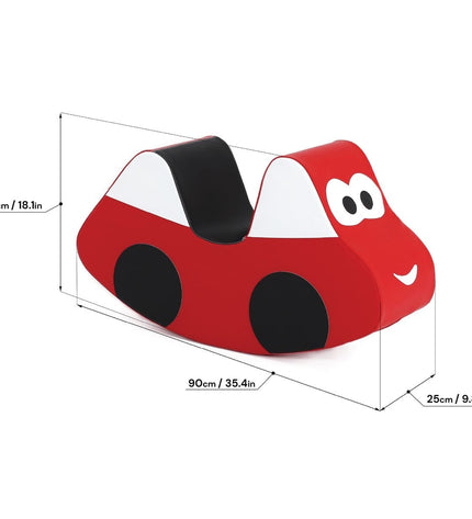 Soft Play Ride On Toy - Red Car