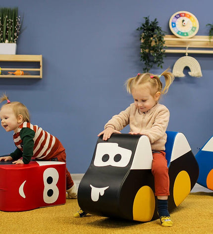 Soft Play Ride On Toy - Red Car