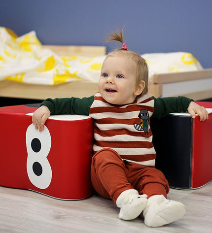 Soft Play Ride On Toy - Red Car