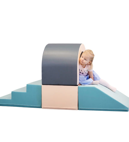 Soft Play Set Tunnel - Pastel