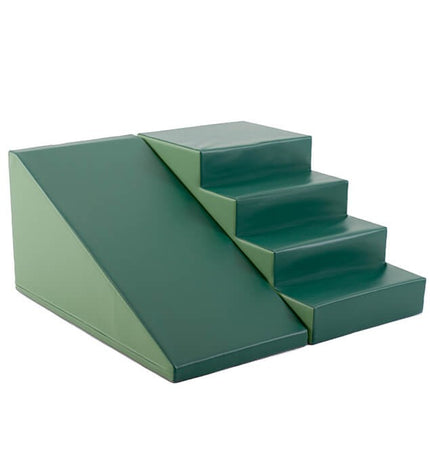 Soft Play Step and Slide Set - Green