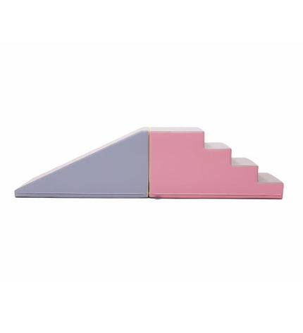 Soft Play Step and Slide Set - Pastel