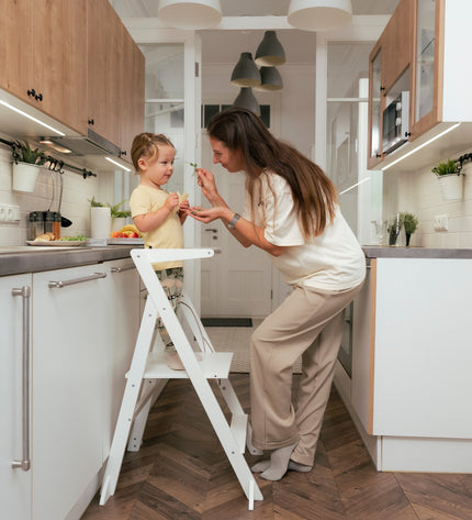 STEP'n'FOLD Foldable Helper Tower - White