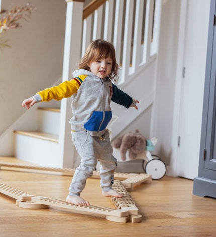TipiToo® Large Balance Beam 3 Piece Set - Jute Rope