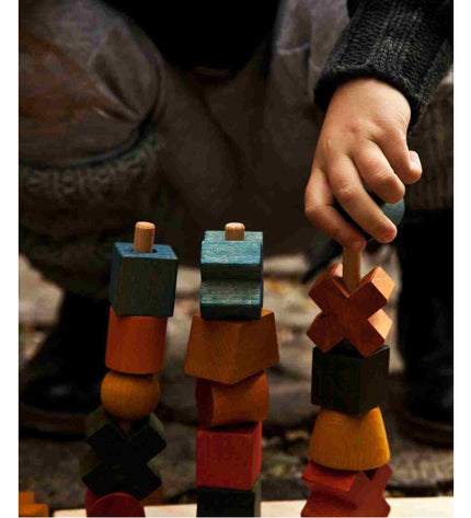 Wooden Fence Puzzle - Colorful