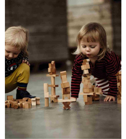 Wooden Tower Puzzle - Colorful